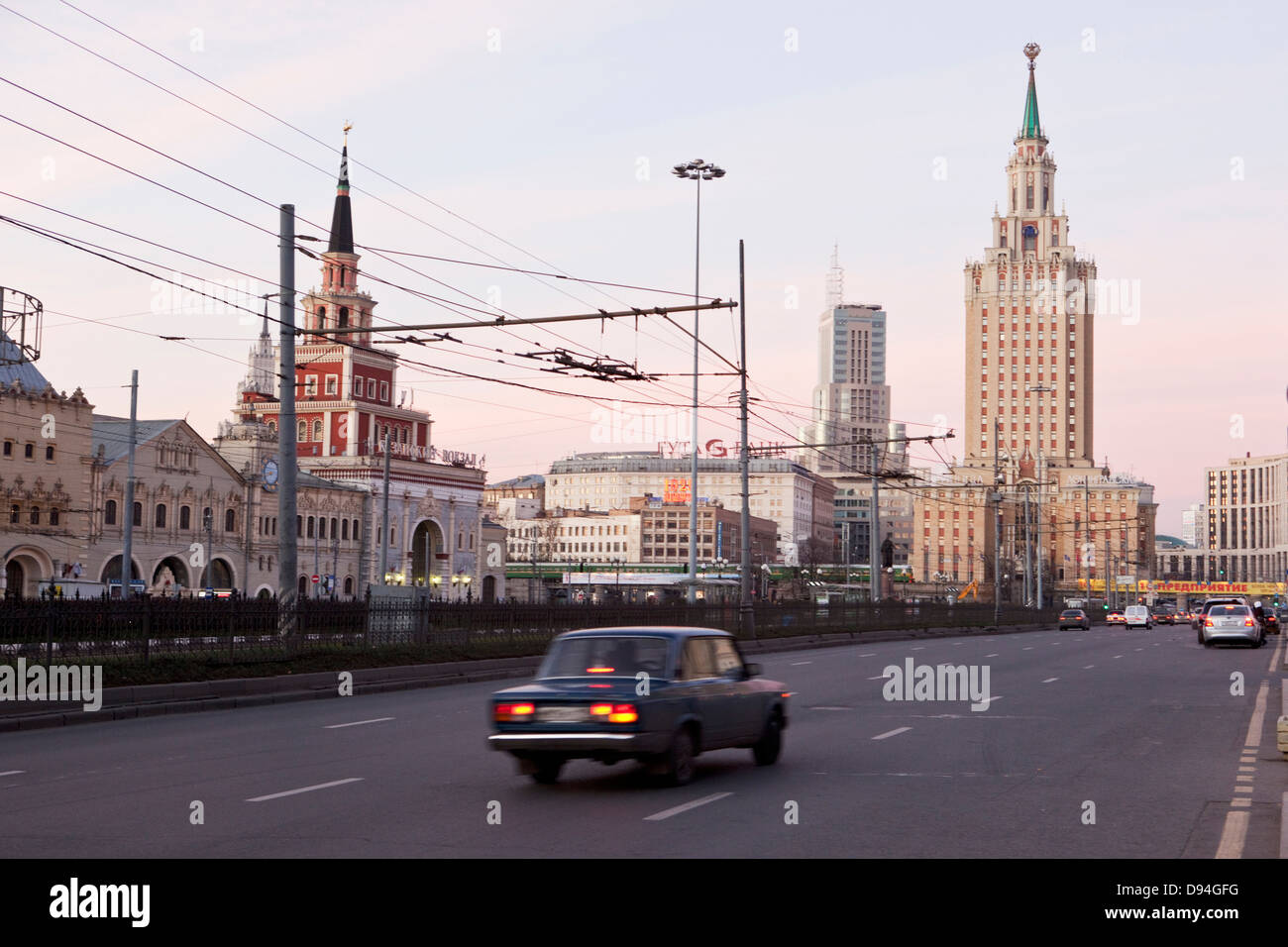 hilton moscow leningradskaya hotel, moscow, russia Stock Photo