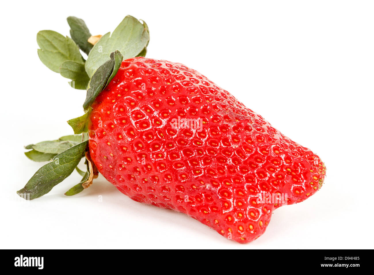 fresh red strawberry isolated on white background Stock Photo - Alamy