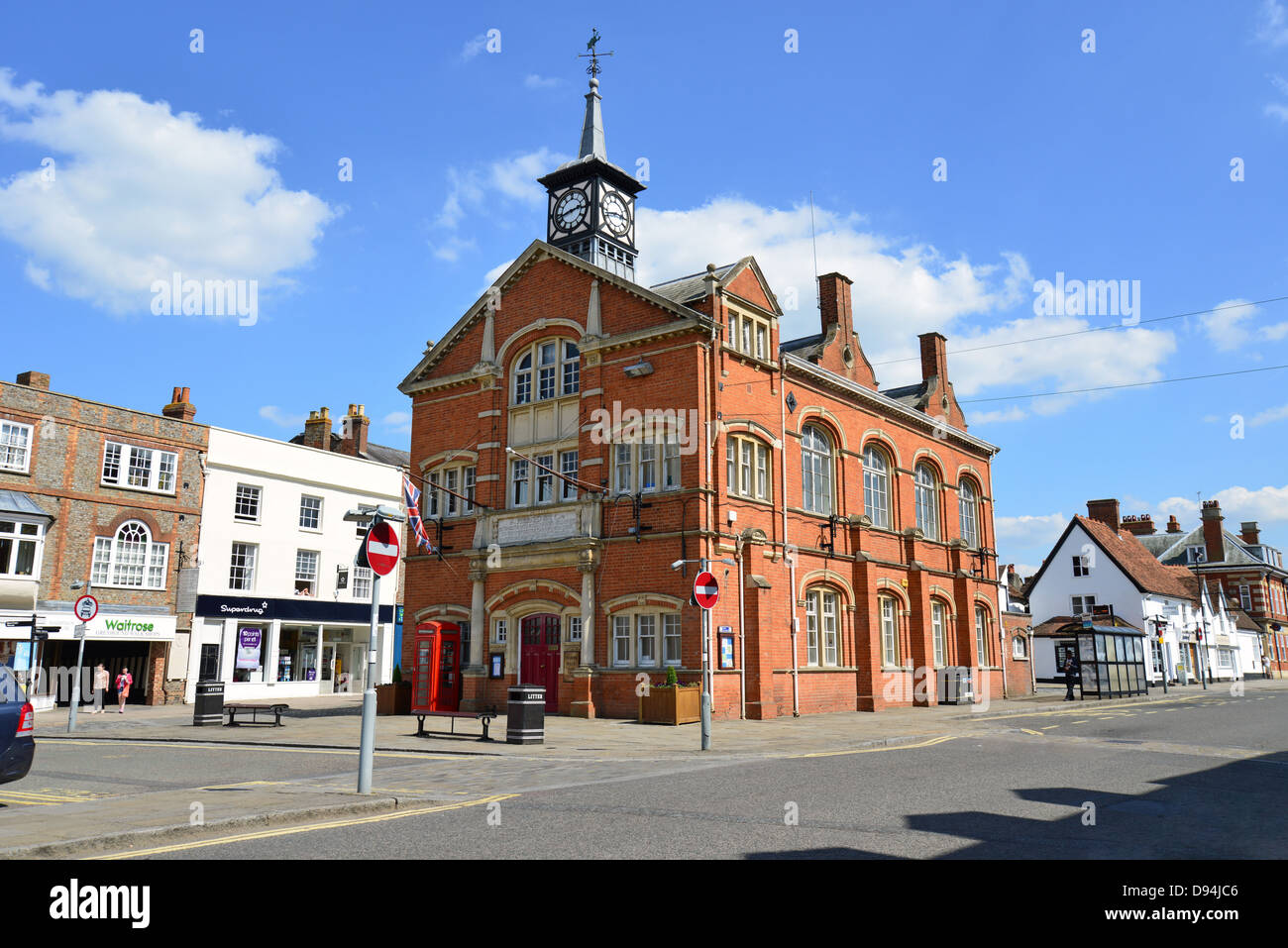 18th century Jacobean Town Hall, High Street, Thame, Oxfordshire