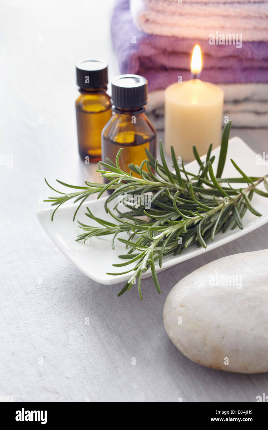 Herb rosemary candle hires stock photography and images Alamy