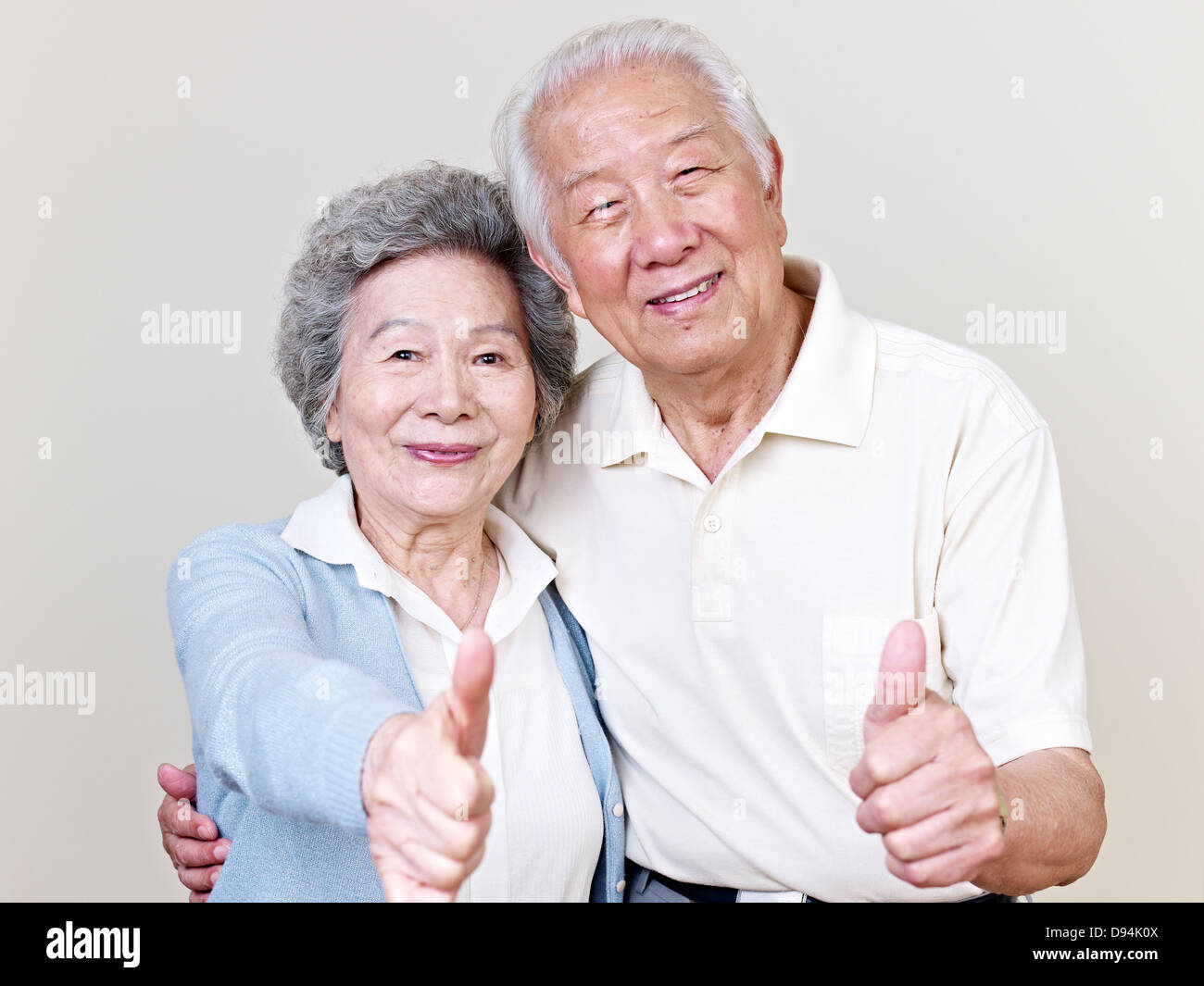 loving senior couple Stock Photo