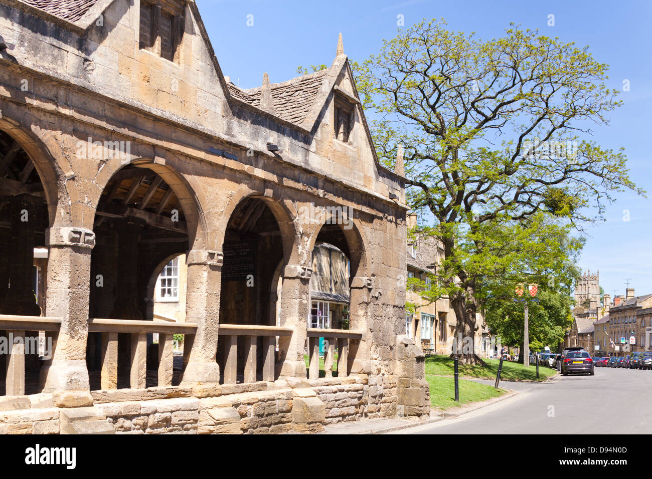 The Market Hall in the Cotswold village of Chipping Campden, Gloucestershire UK Stock Photo