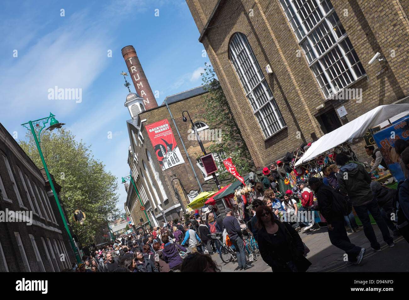 Brick Lane Market London Stock Photo Alamy
