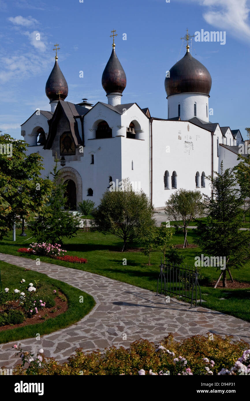 church of the protection of the theotokos at bolshaya ordynka street, moscow, russia Stock Photo