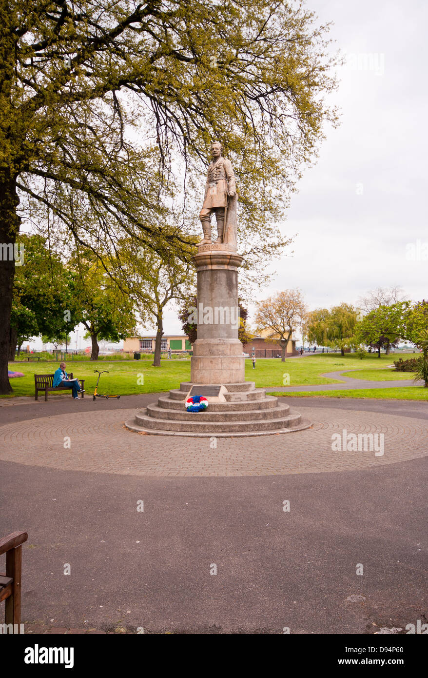 Statue Of General Charles Gordon In The Fort Gardens At Gravesend Kent