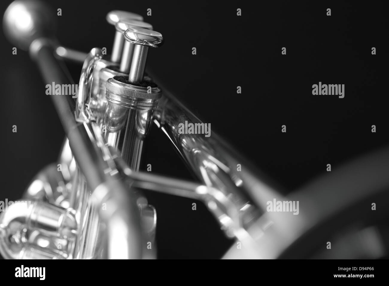 trumpet artistic Stock Photo