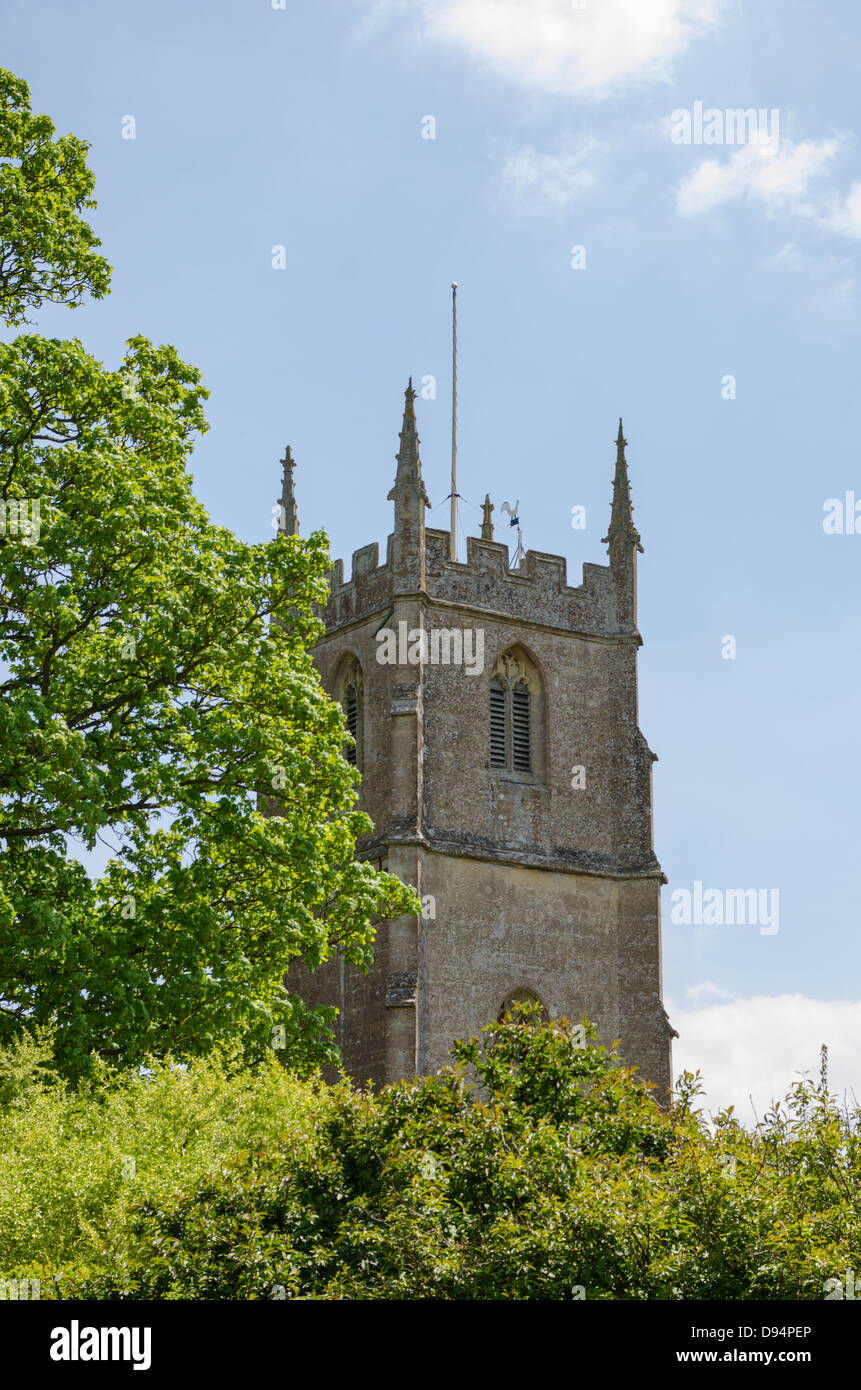 The church Saint James, Avebury, England Stock Photo