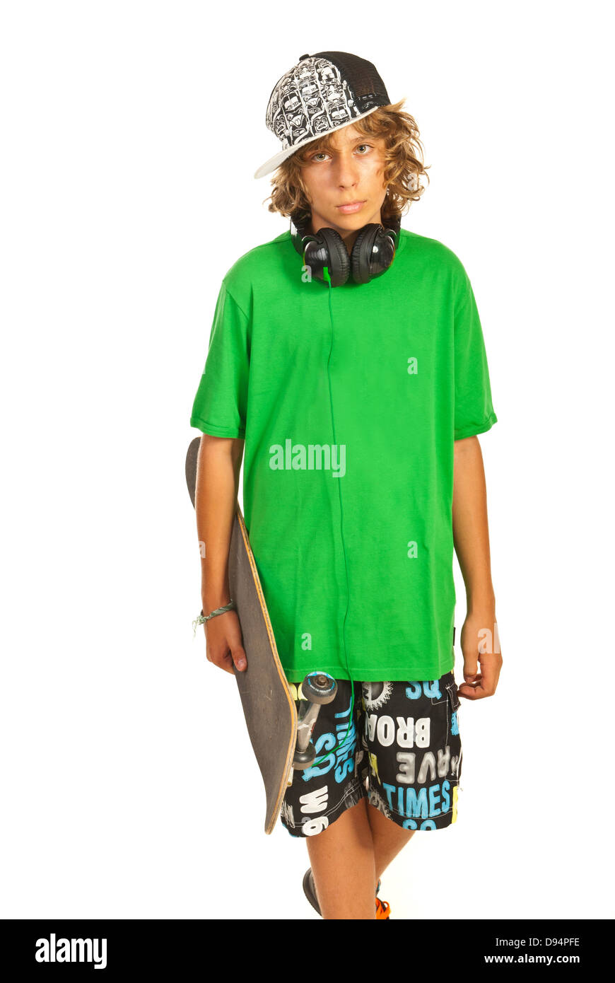 Boy skateboard cap hi-res stock photography and images - Alamy