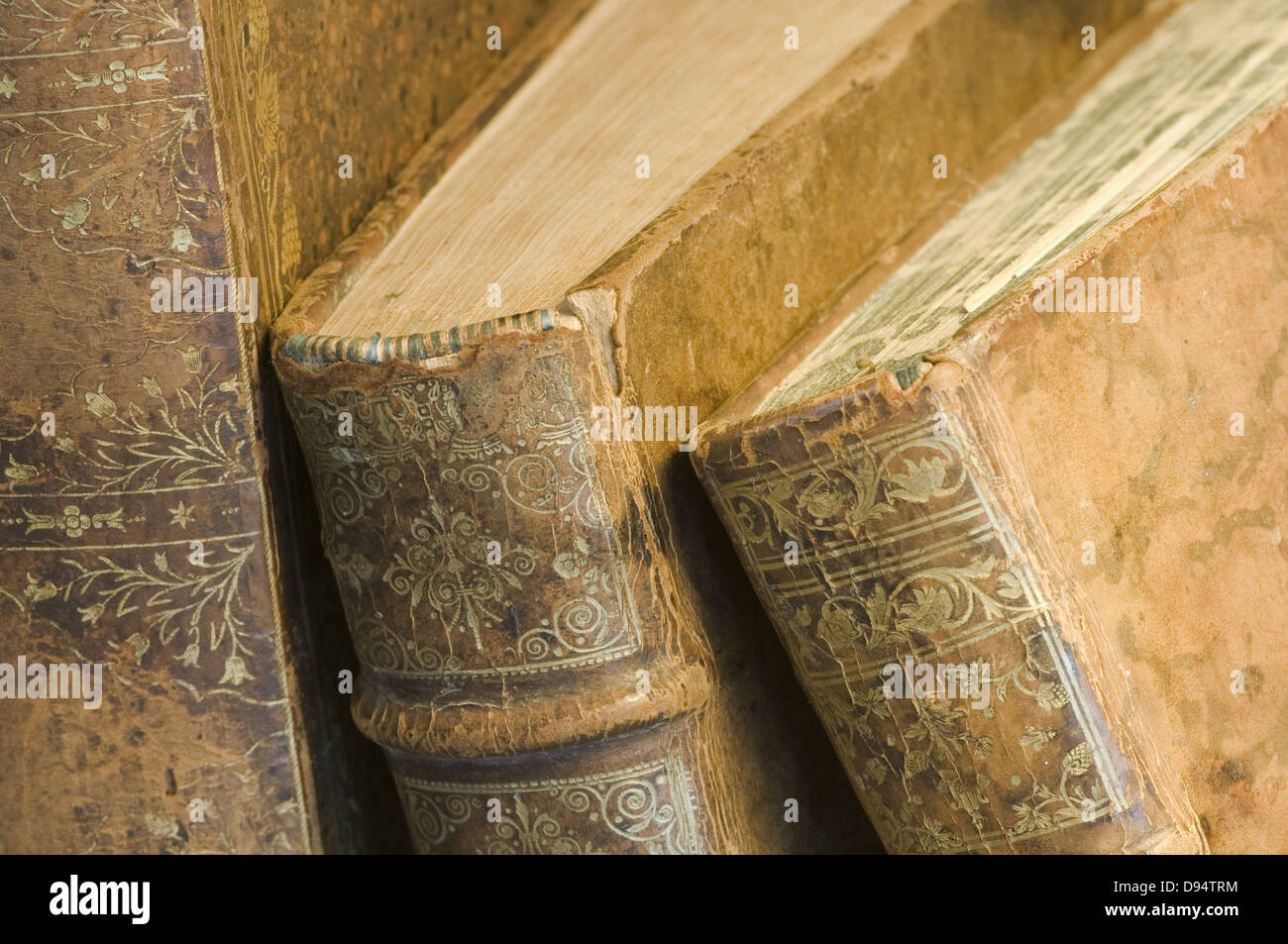 old coffee table books edges Stock Photo Alamy