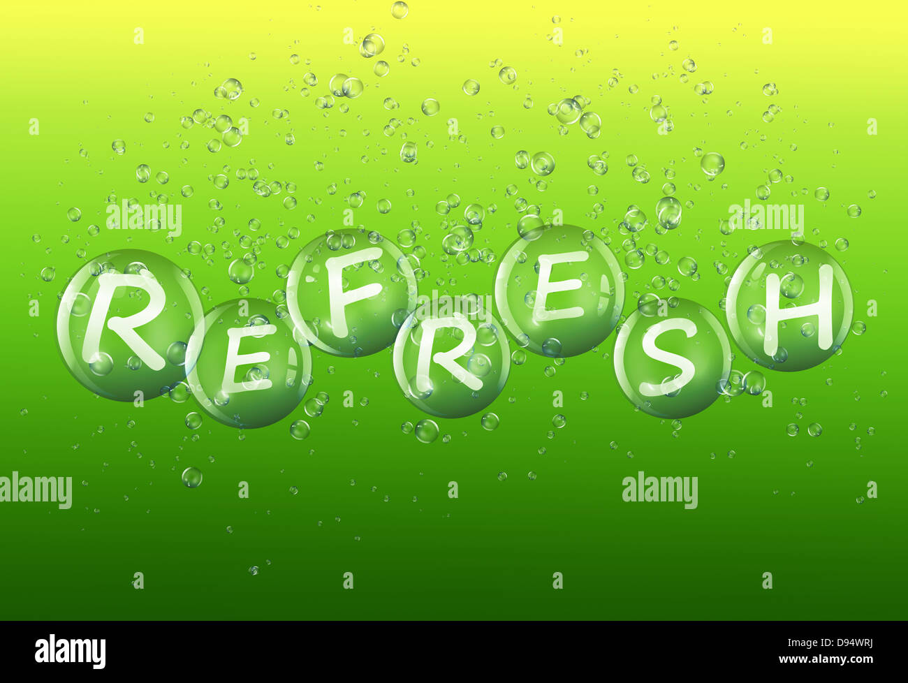 Refresh. Stock Photo