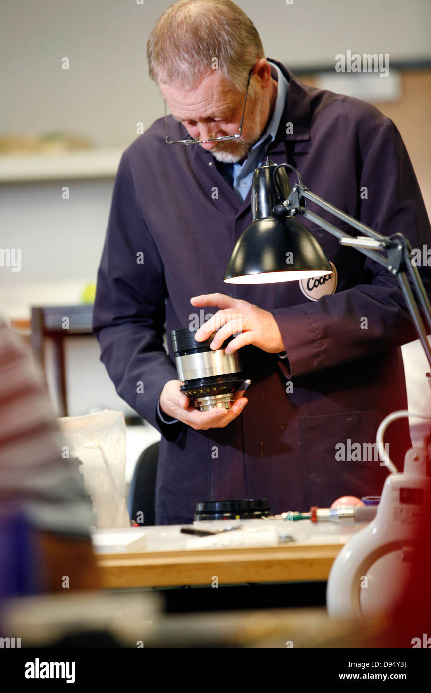 Manufacture of Cooke lenses at Cooke Optics Leicester Stock Photo Alamy
