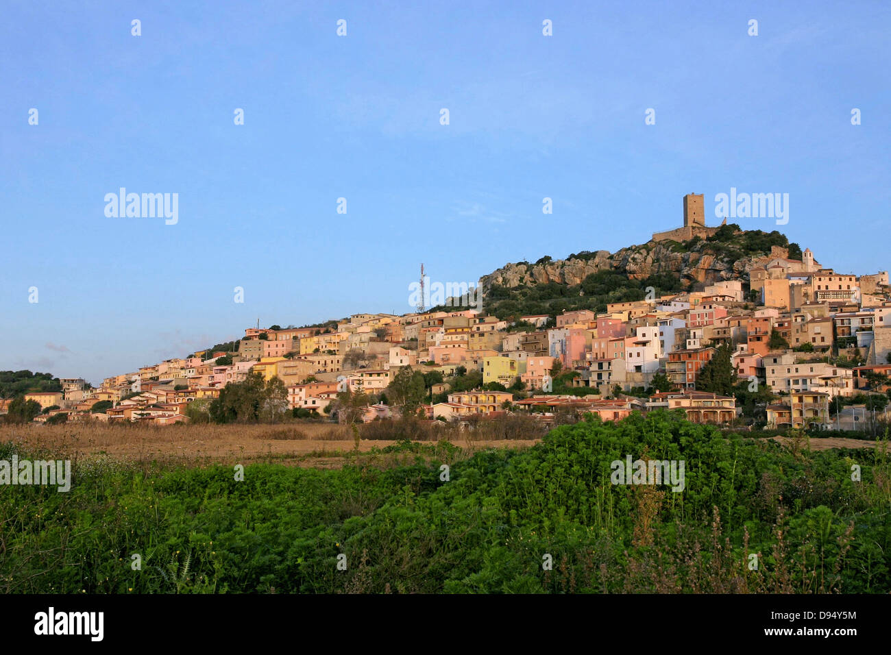 Posada  Village Sardegna   Italy by andrea quercioli Stock Photo