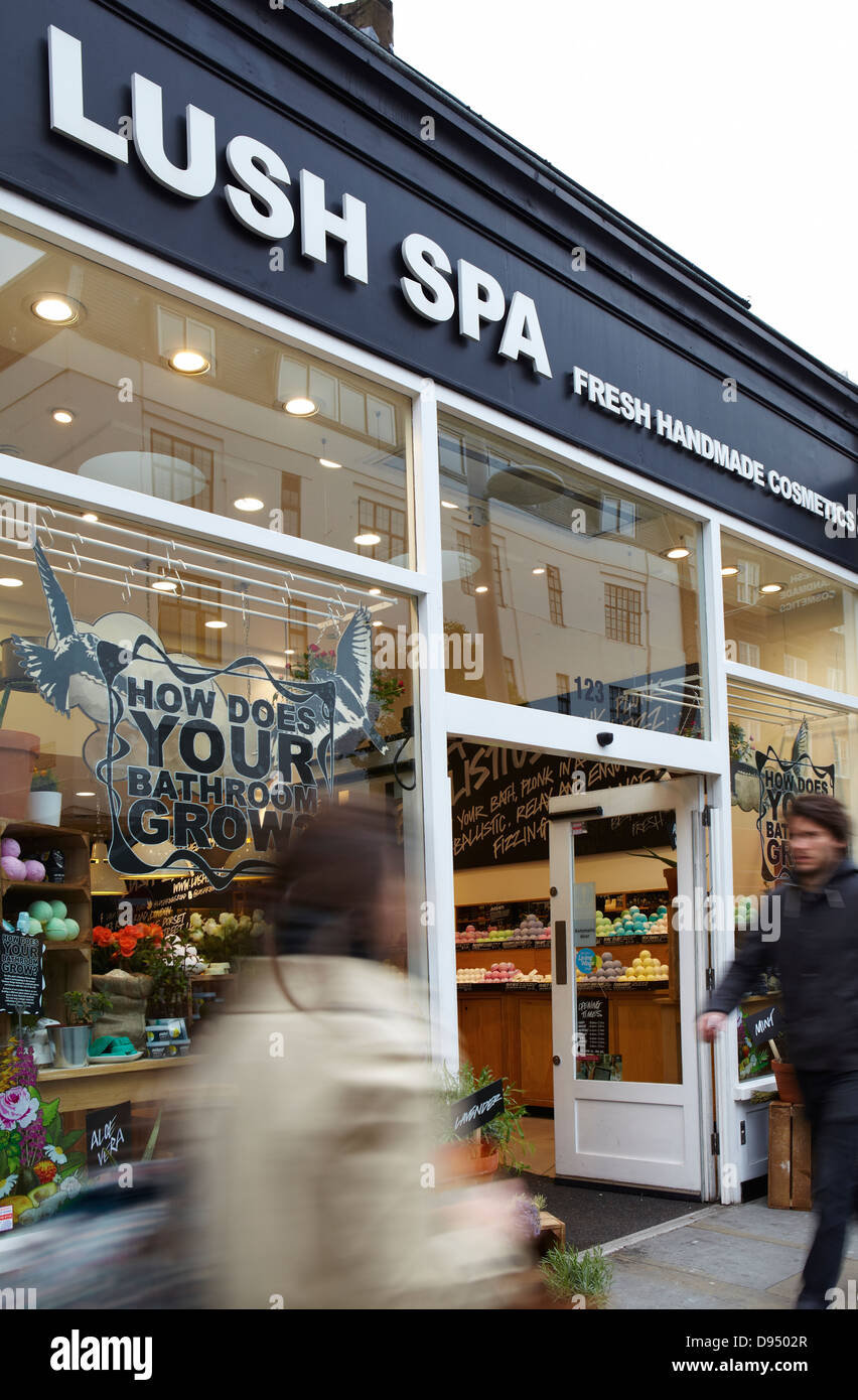 Lush Spa on the King's Road, Chelsea, London Stock Photo - Alamy