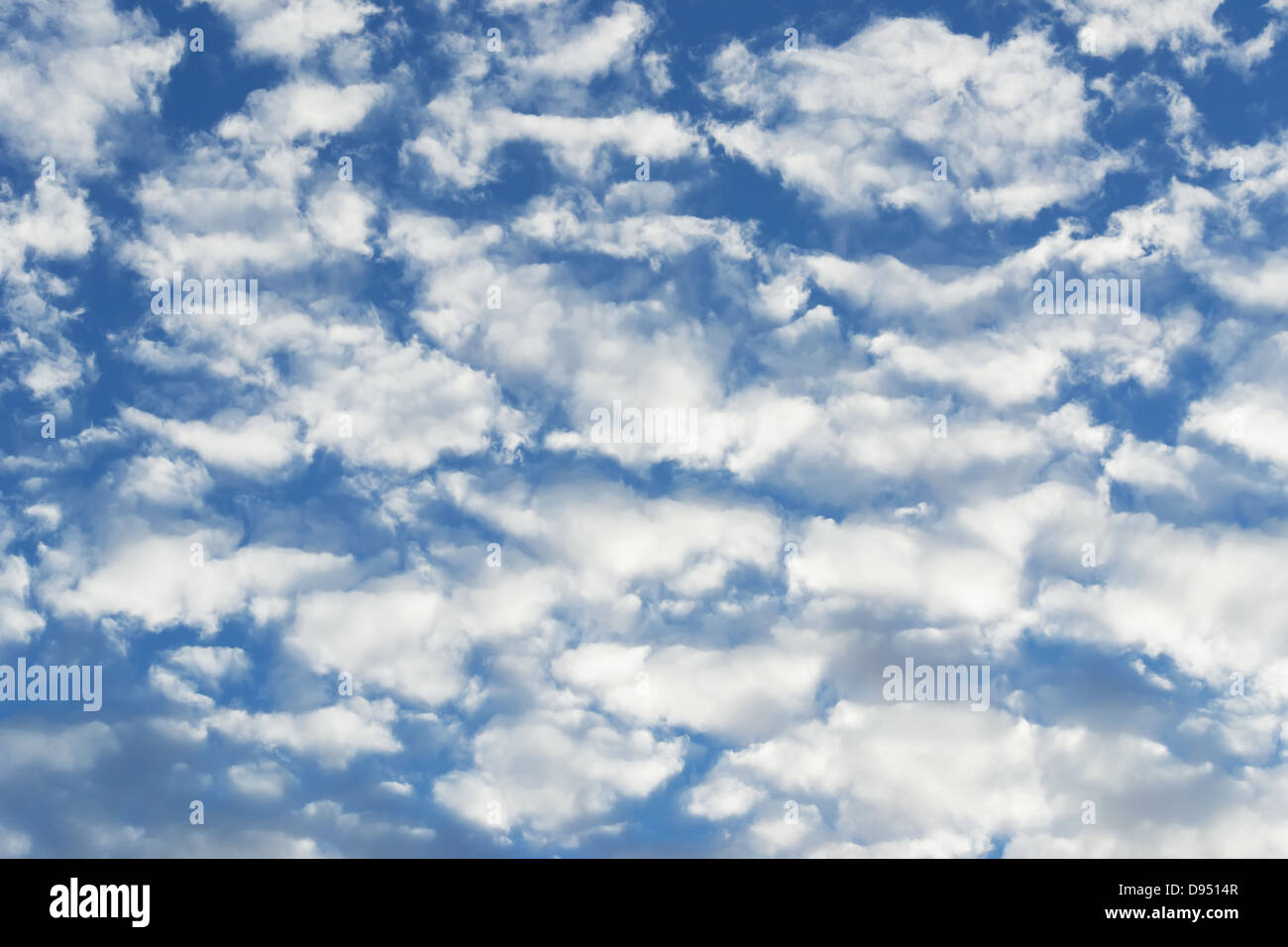 blue sky and white clouds on a sunny day Stock Photo - Alamy