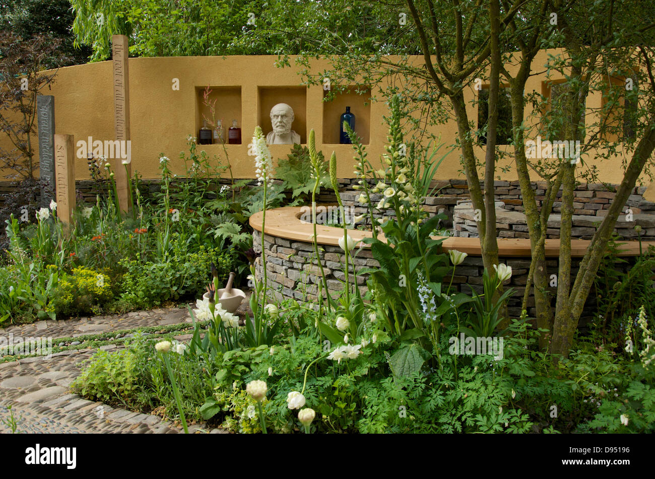 The Get Well Soon garden at RHS Chelsea Flower Show 2013, London, UK. Stock Photo