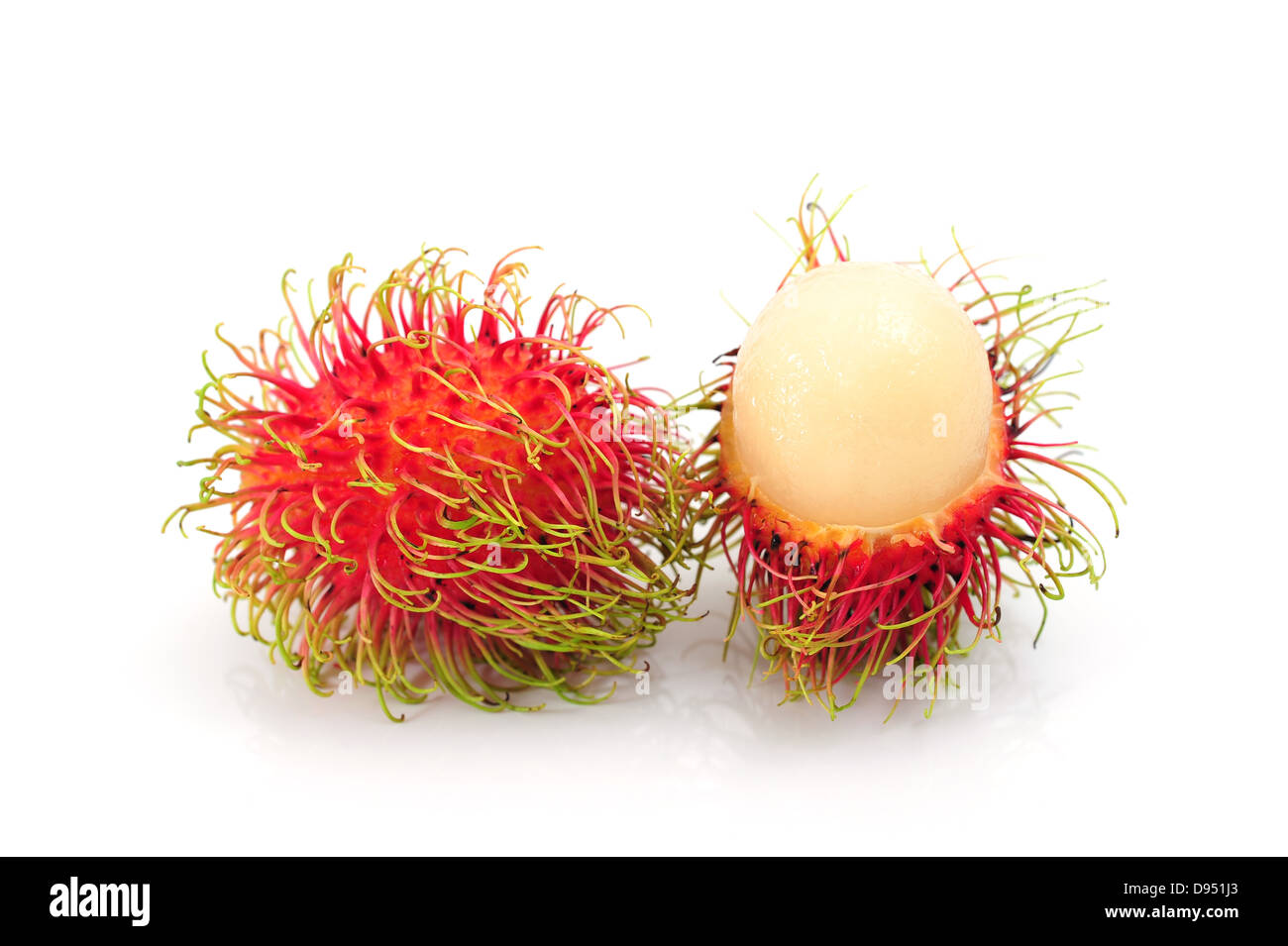 Rambutan fruits Stock Photo