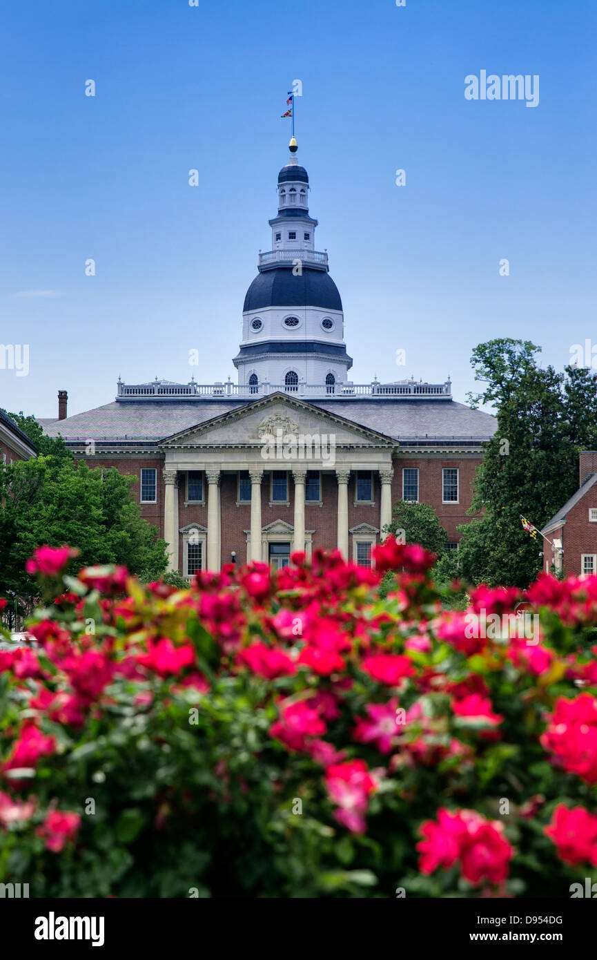 State House, Annapolis, Maryland, USA Stock Photo