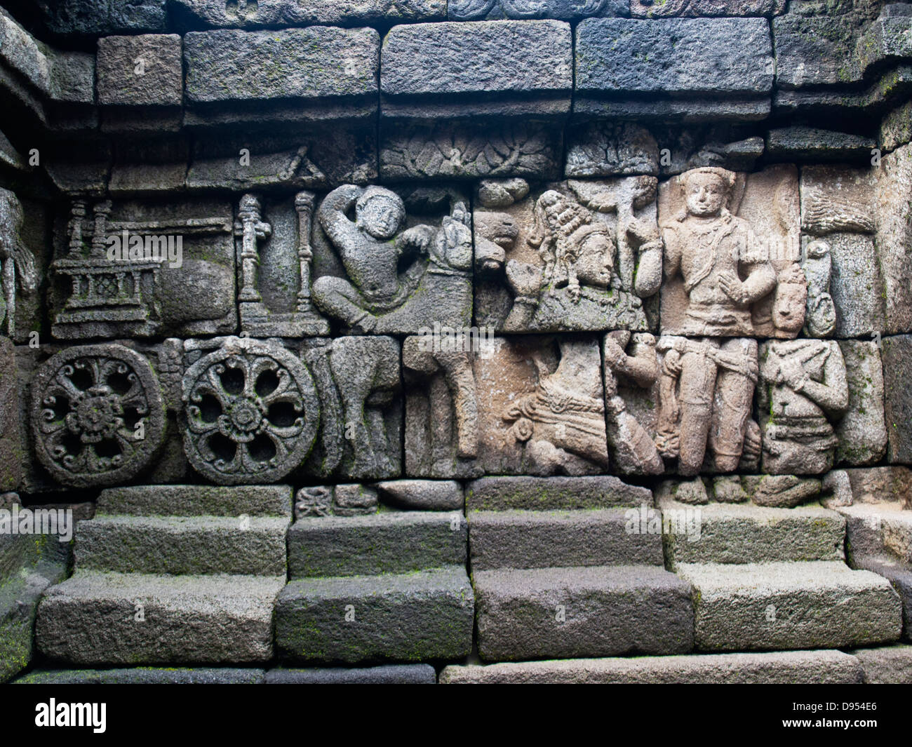 Borobudur relief hi-res stock photography and images - Alamy