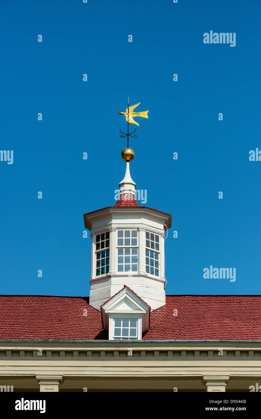 Main house cupola, Mt Vernon, Virginia, USA Stock Photo