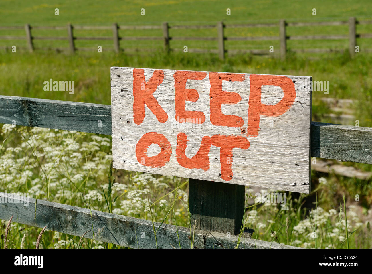 Keep Out sign Stock Photo