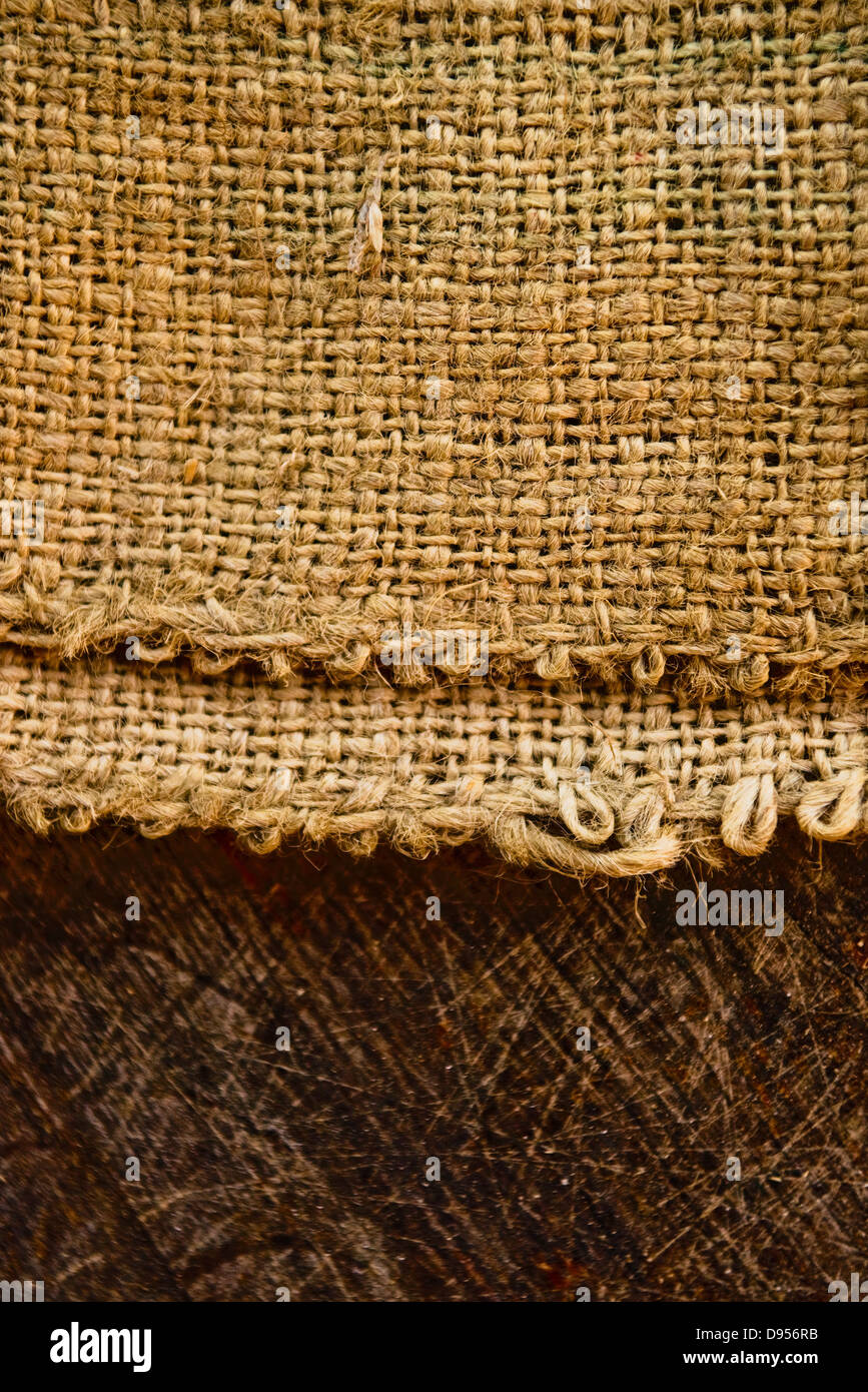 Texture of an old jute hi-res stock photography and images - Alamy