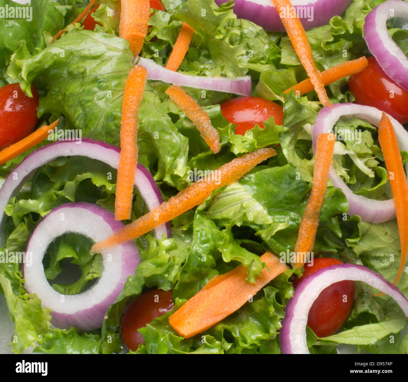 salad closeup Stock Photo