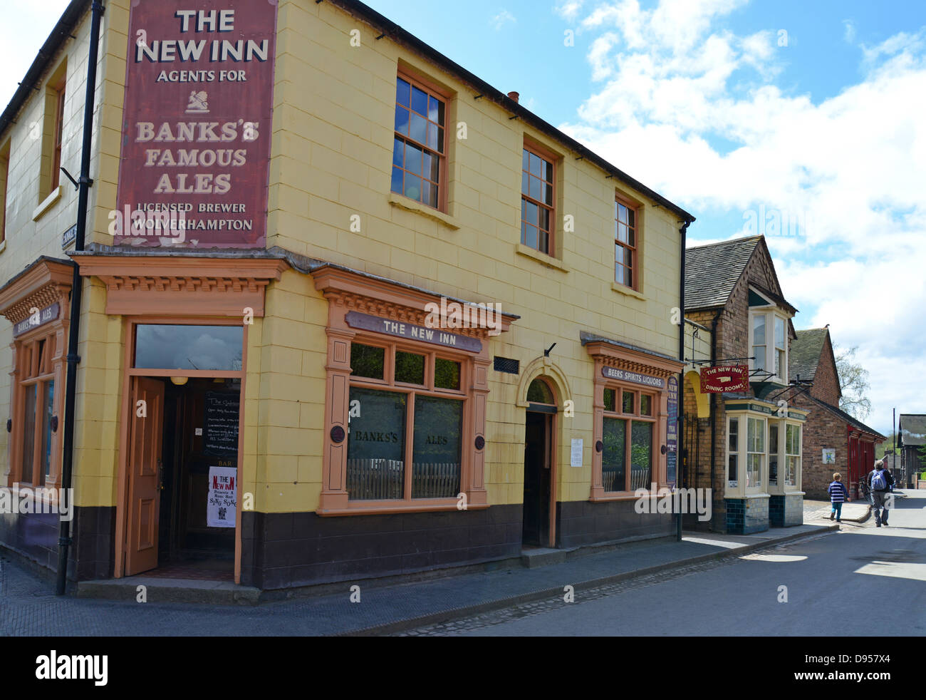 The New Inn pub, Blists Hill Victorian Town, Madeley, Telford, Shropshire, England, United Kingdom Stock Photo