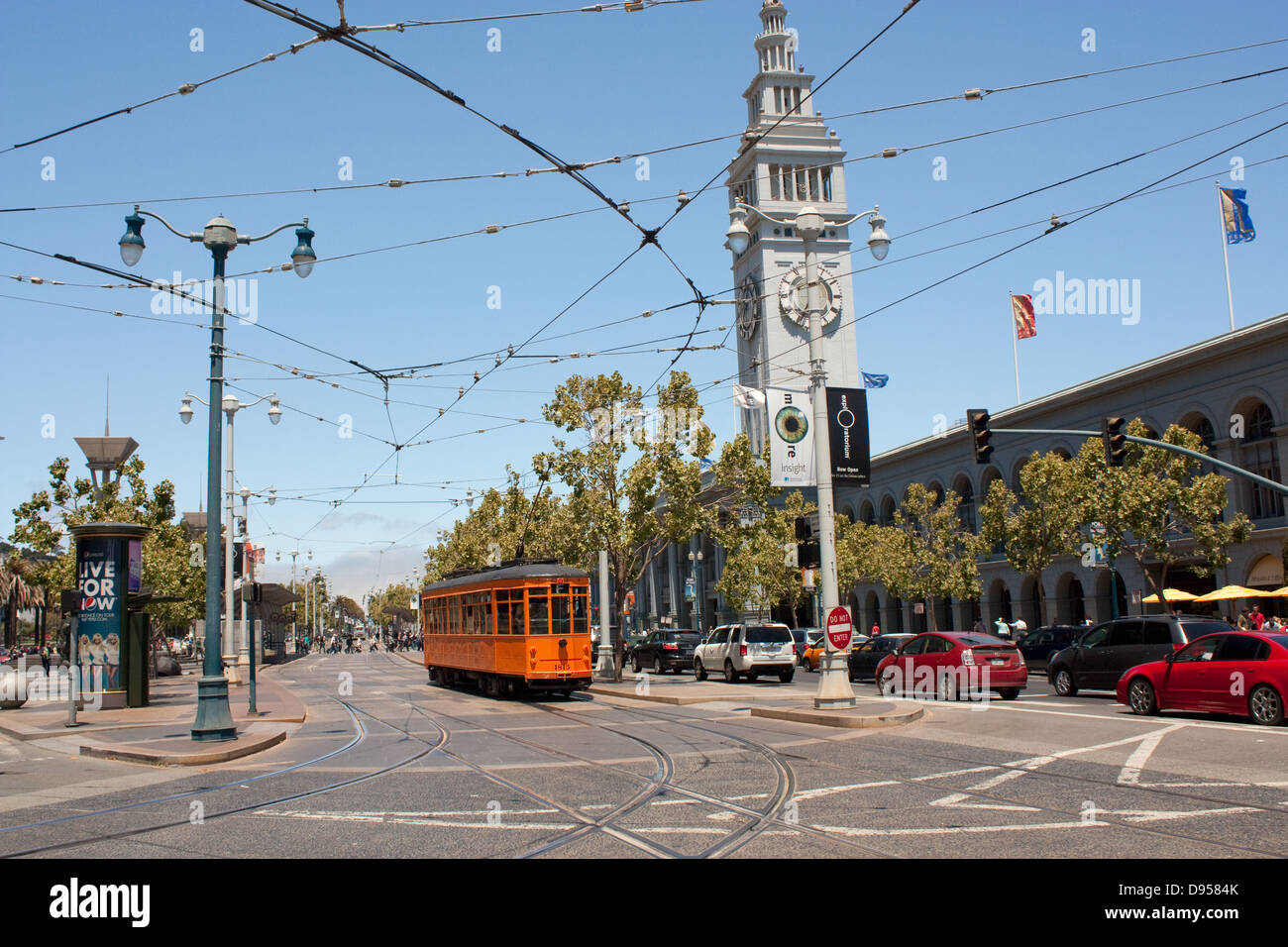 Streetcar on The Embarcadero, San Francisco Stock Photo Alamy