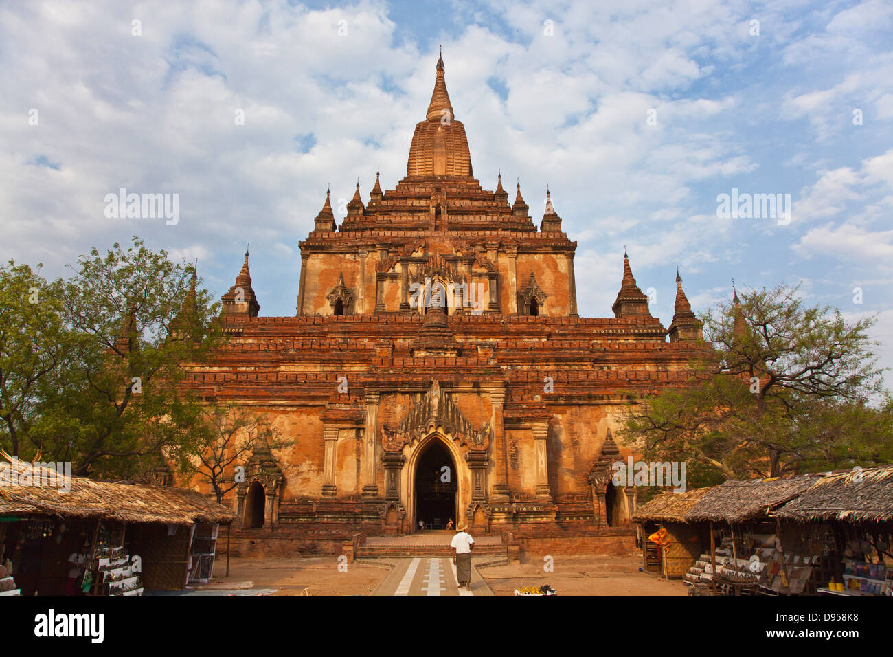 The SULAMANI PHATO was completed by King Narapatisithu in 1211 AD - BAGAN, MYANMAR Stock Photo