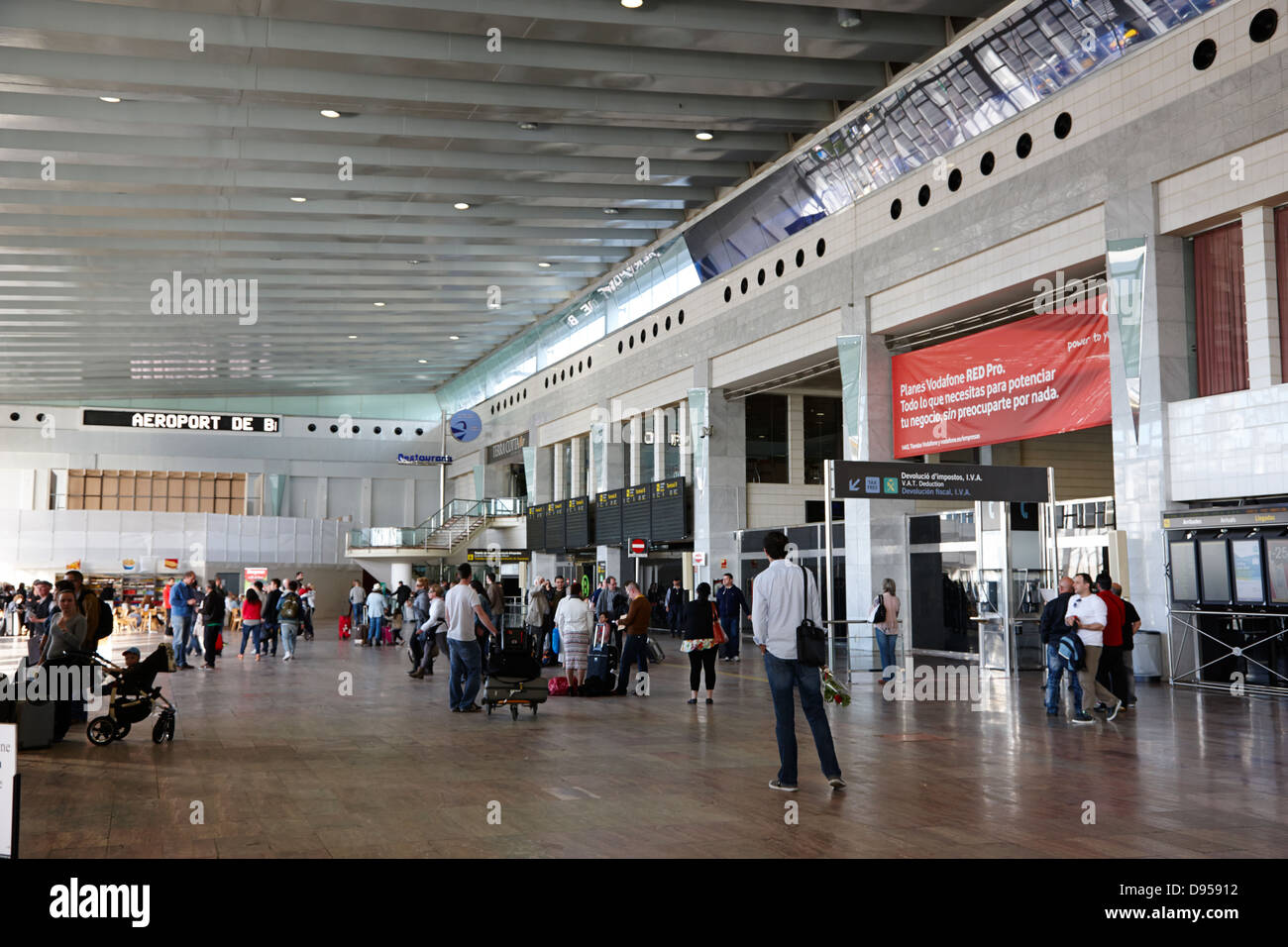 barcelona el prat airport terminal 2 catalonia spain Stock Photo