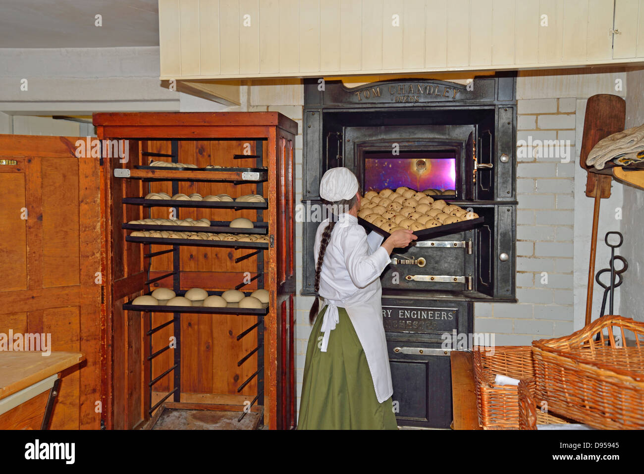 Victorian bakery, Blists Hill Victorian Town, Madeley, Telford, Shropshire, England, United Kingdom Stock Photo