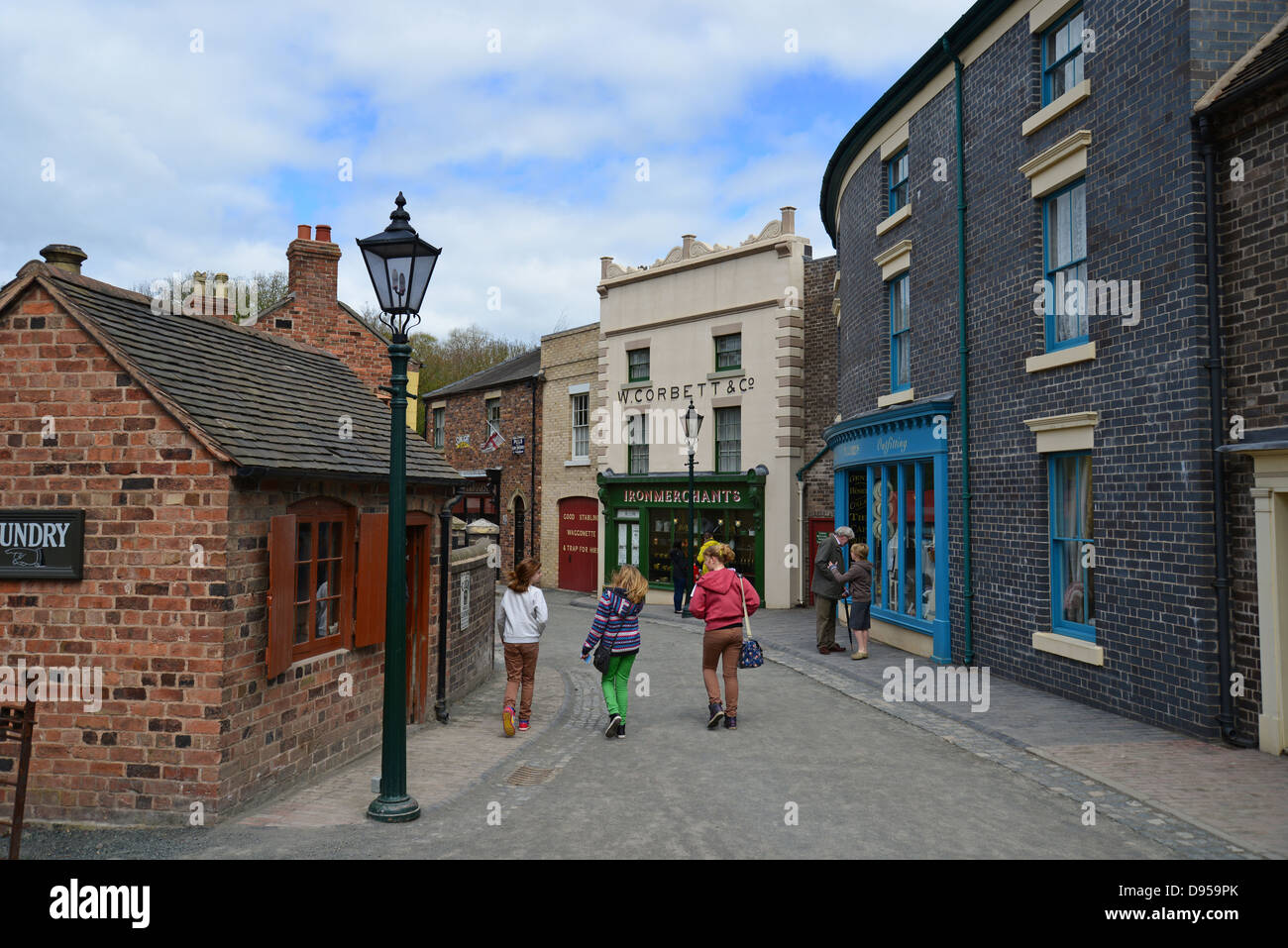 Victorian street, Blists Hill Victorian Town, Madeley, Telford