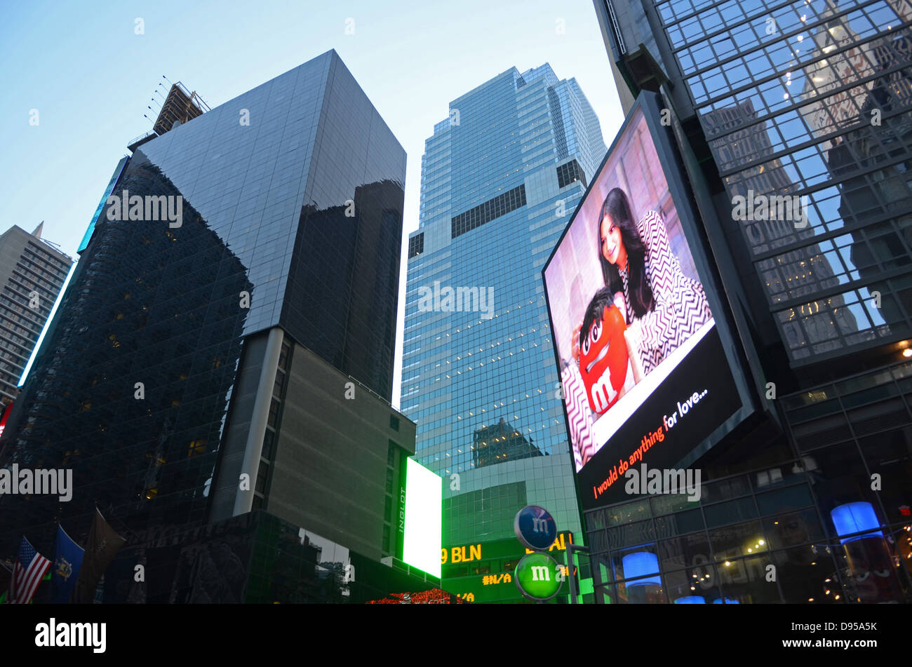 Times Square at night, Manhattan, New York City Stock Photo - Alamy