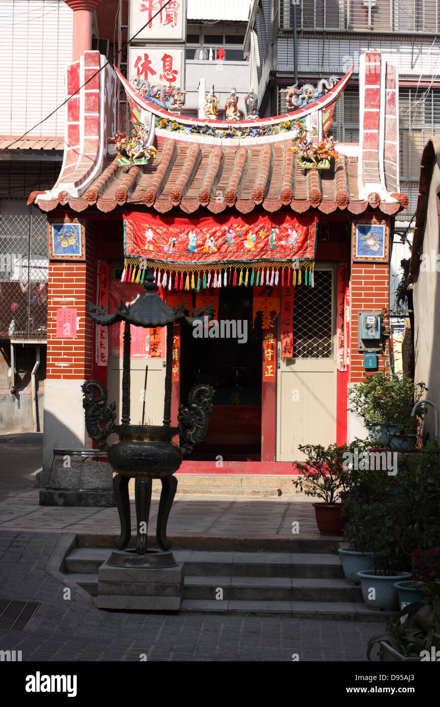 Taoist temple. Jincheng. Kinmen County, Taiwan Stock Photo