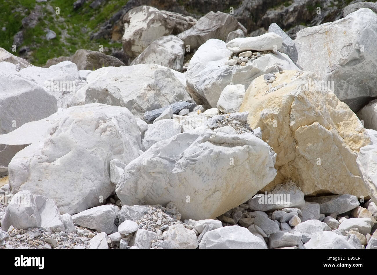 Carrara Marmor Steinbruch - Carrara marble stone pit 25 Stock Photo