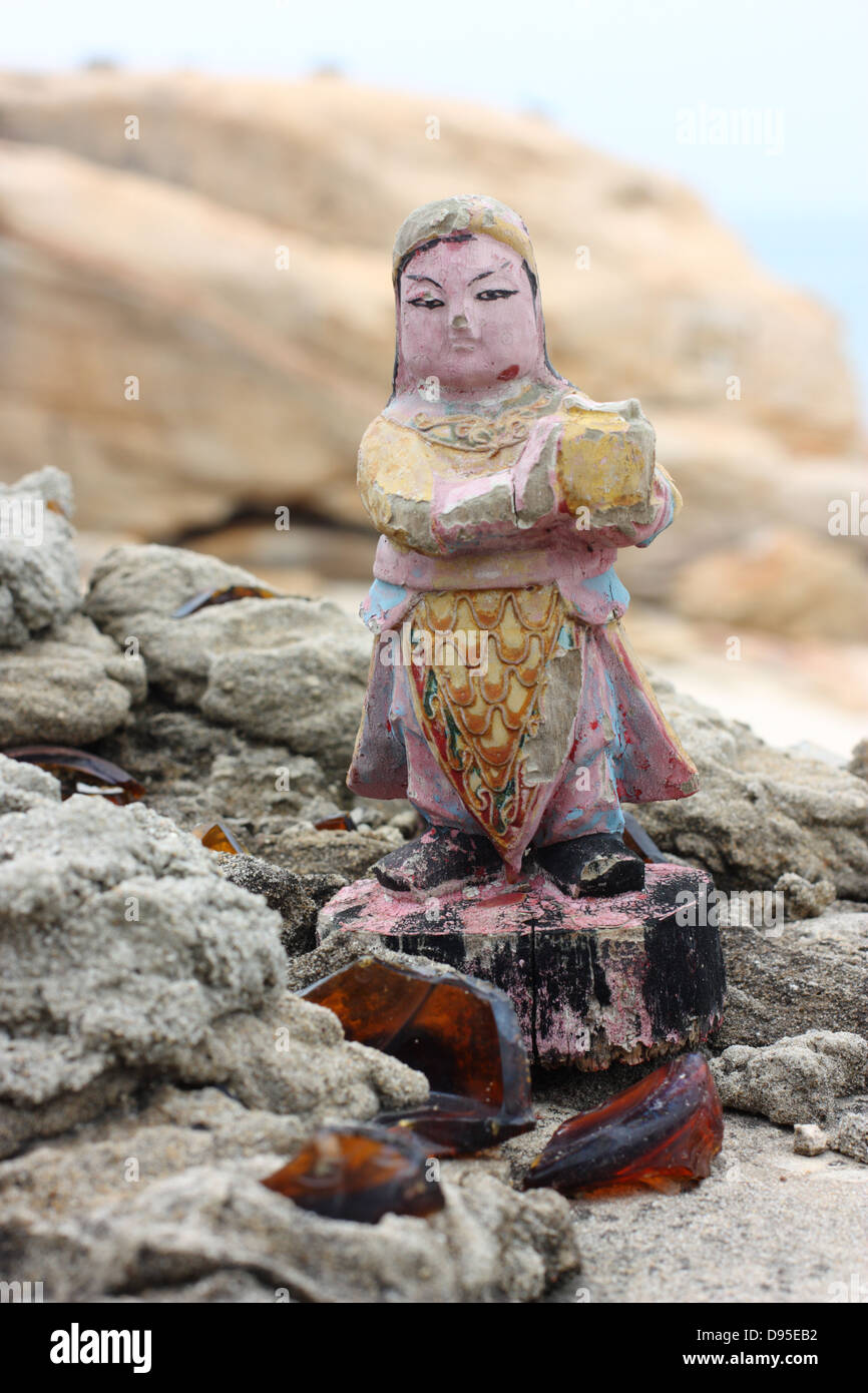 A statue of a Taoist god. Kinmen County, Taiwan Stock Photo Alamy