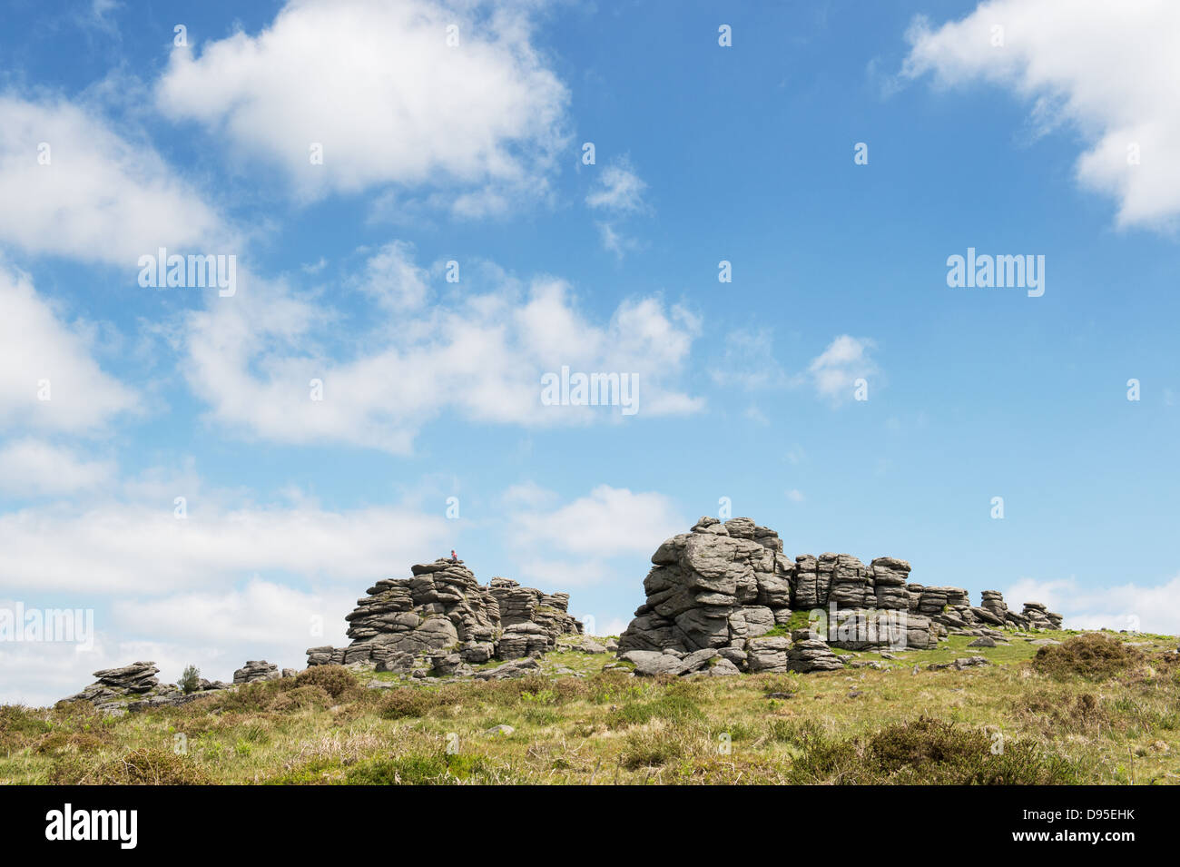 Hound Tor. Dartmoor national park, Devon, England Stock Photo