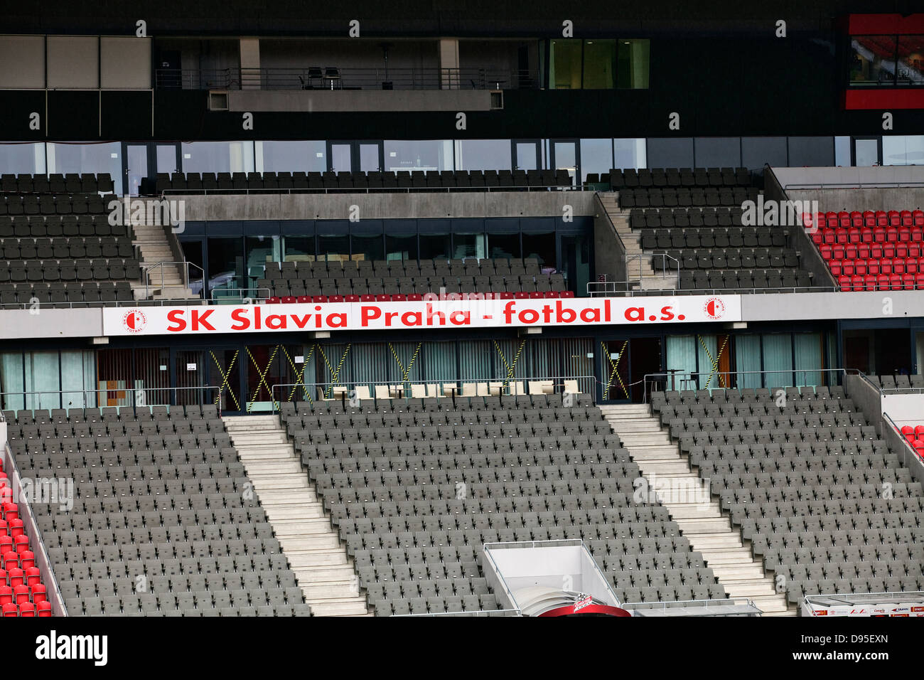 Stadium Eden, Synot Tip Arena, SK Slavia Prague Stock Photo - Alamy