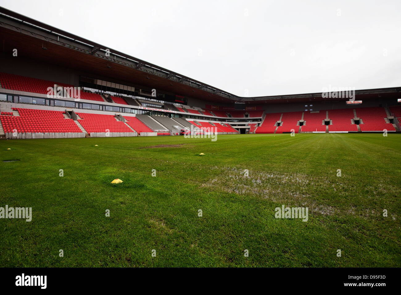 Slavia Prague soccer Stadium Eden Stock Photo - Alamy