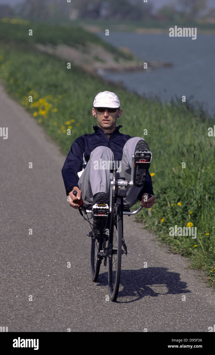 Recumbent bicycle. The Netherlands Stock Photo Alamy