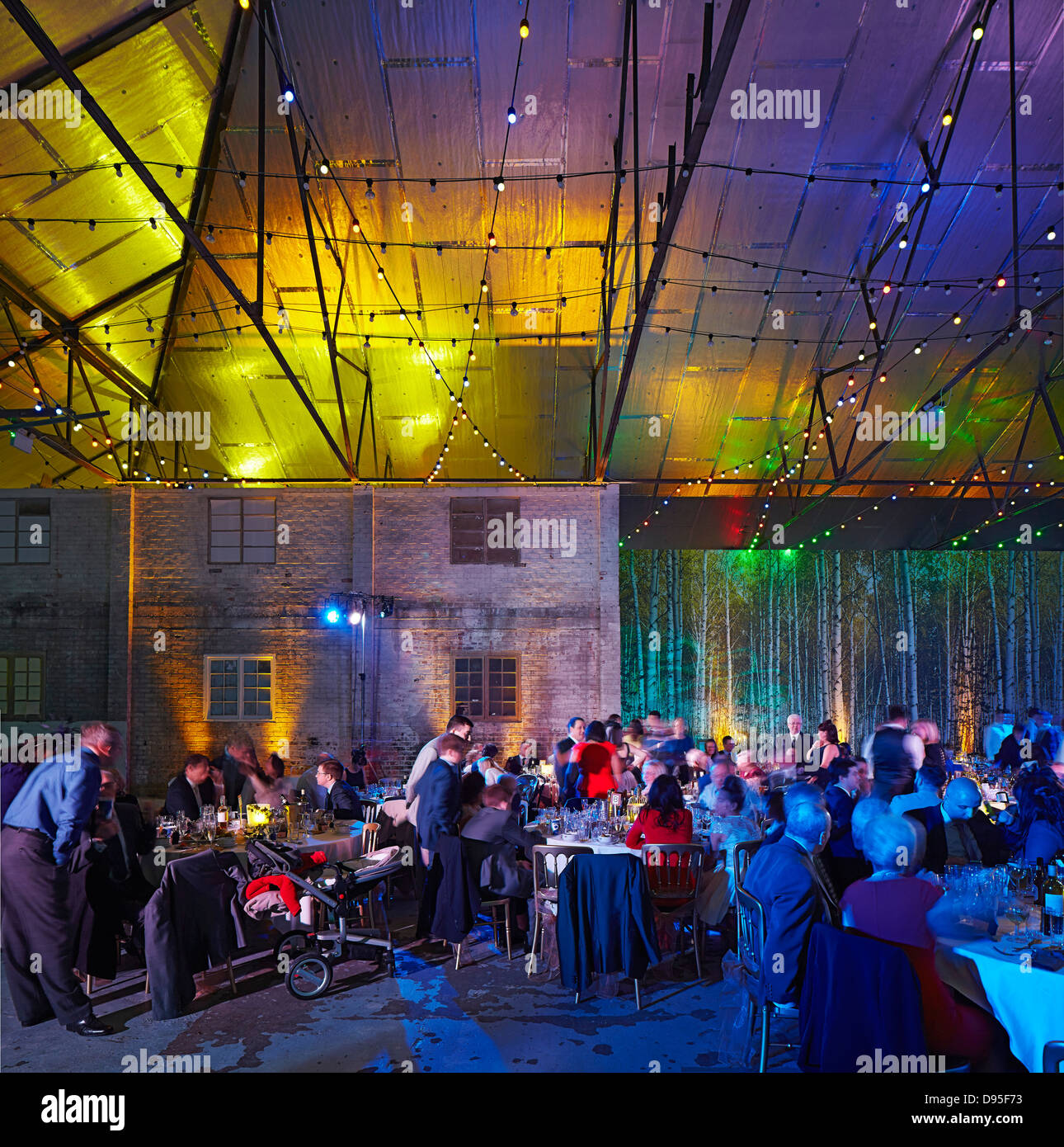 Camp and Furnace, Liverpool, United Kingdom. Architect: FWMA+ & Smiling  Wolf, 2012. Multifunctional event hall Stock Photo - Alamy