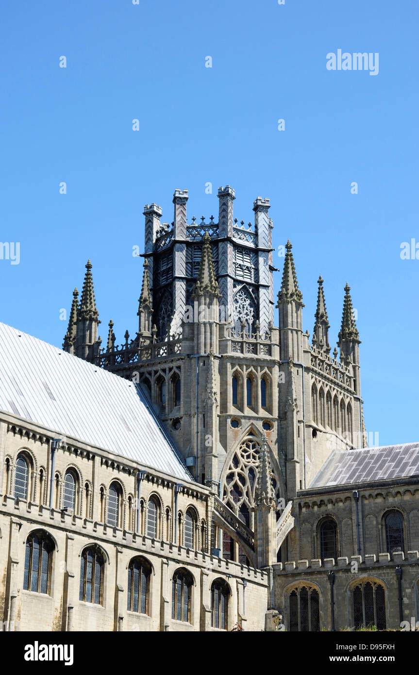 Octagon or Lantern Tower, Ely Cathedral, Cambridgeshire, England, UK Stock Photo