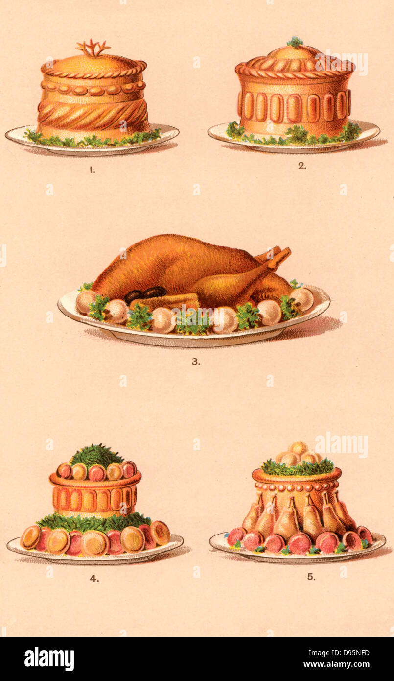 Food presentation serving history historical archive archival hi-res ...