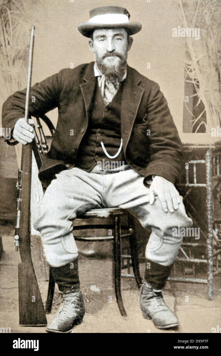 Christian De Wet (1854-1922) Boer soldier and politician c1900. Stock Photo