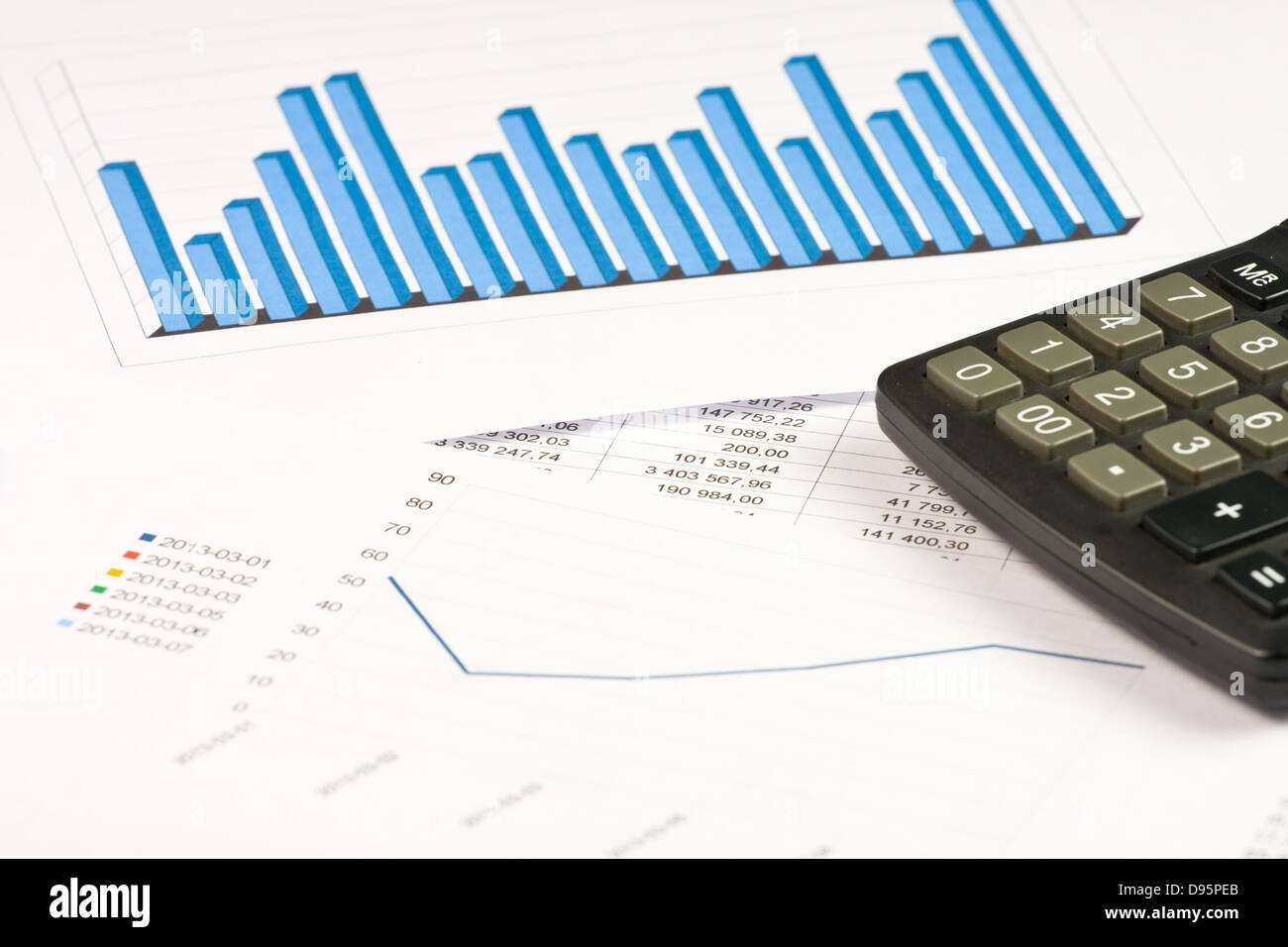 financial stock charts Stock Photo - Alamy