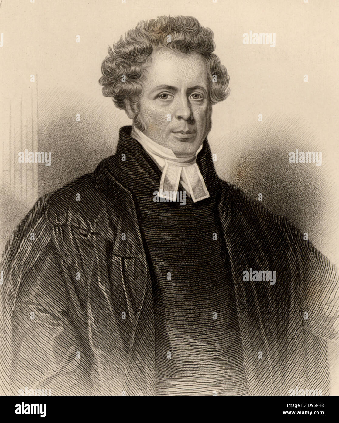 Andrew Thomson (1779-1831) Scottish Presbyterian divine and popular Edinburgh minister and preacher.  Engraving from 'A Biographical Dictionary of Eminent Scotsmen' by the Rev. Thomas Thomson (Glasgow, Edinburgh and London, 1870). Stock Photo