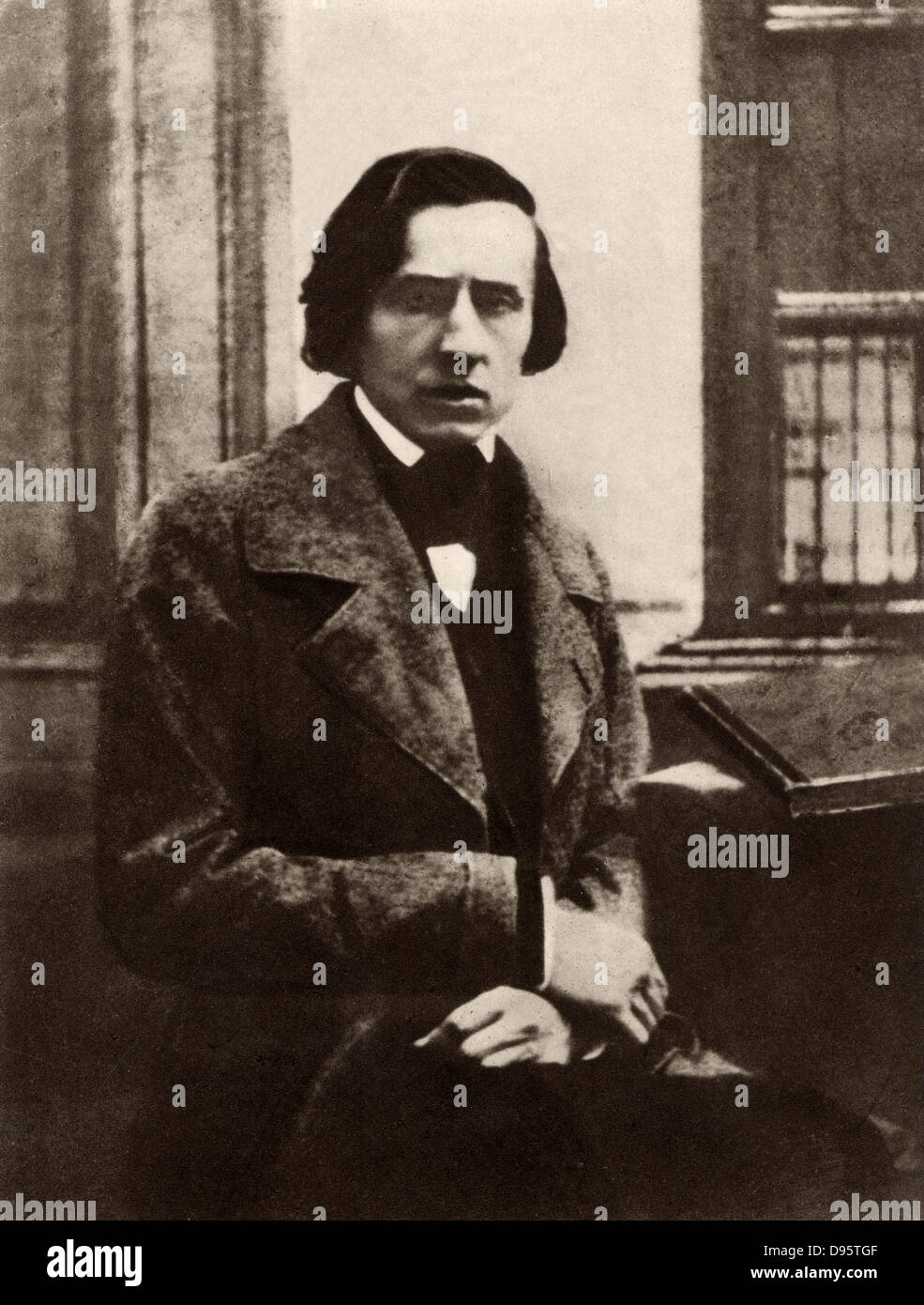 Frederic Chopin (1810-1849) Polish composer and pianist. Music Musician Stock Photo