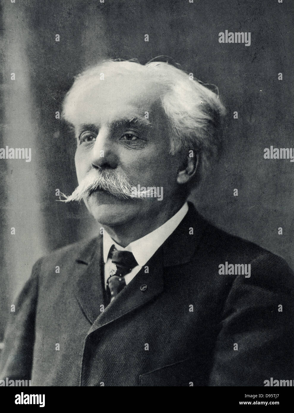 Gabriel (Urbain) Faure (1845-1924). French composer. After a photograph. Stock Photo