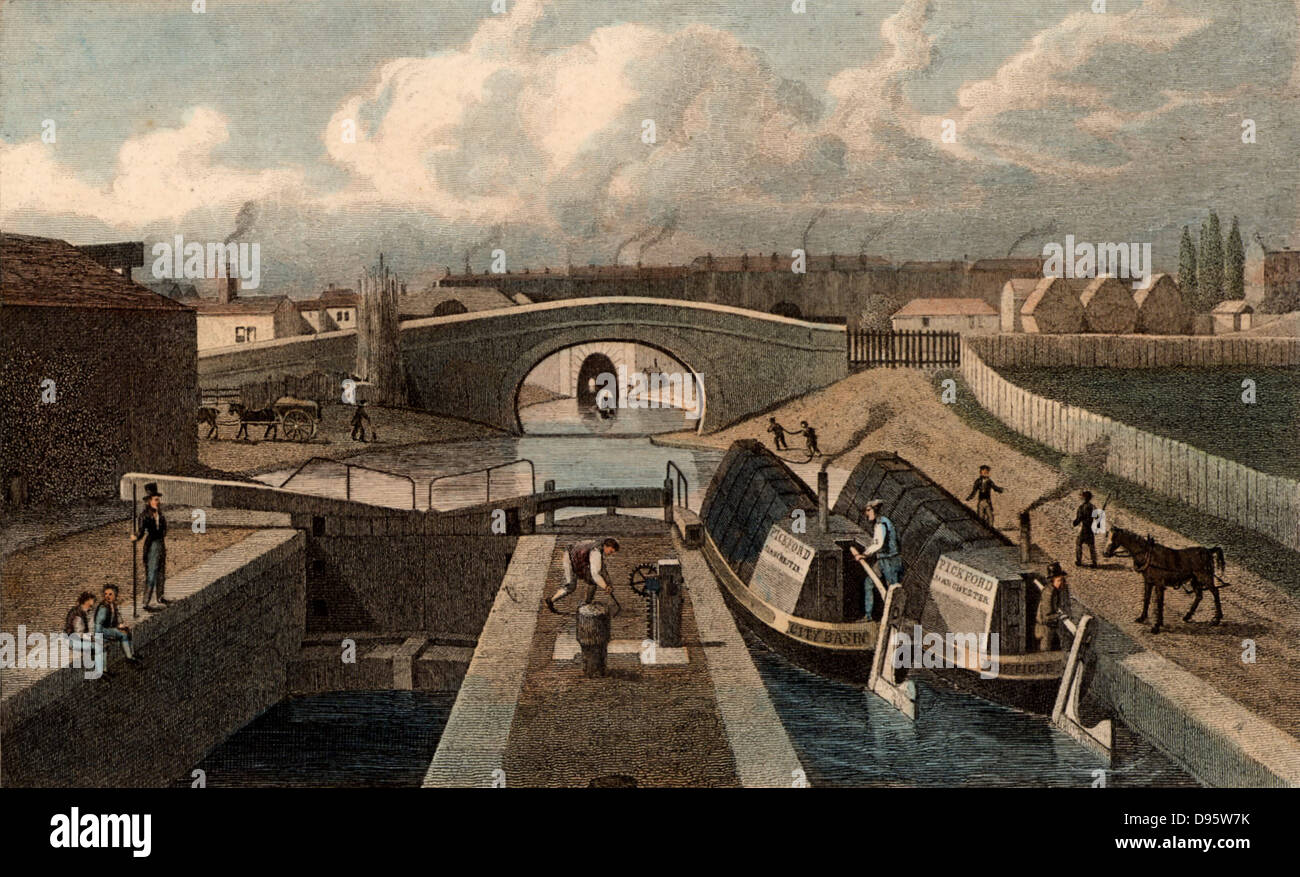 The Double Lock, & East Entrance to the Islington Tunnel, Regent's ...