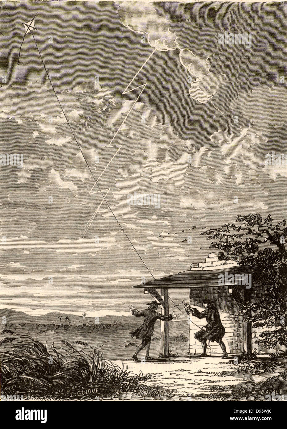 Benjamin franklin’s kite hires stock photography and images Alamy